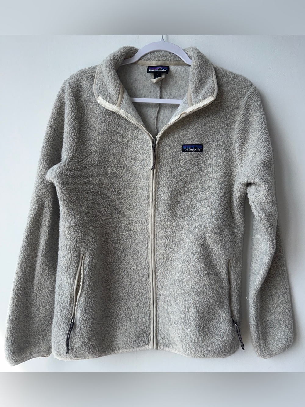 Patagonia Better Sweater Full Zip Fleece Jacket Women’s M Cream/ Oatmeal